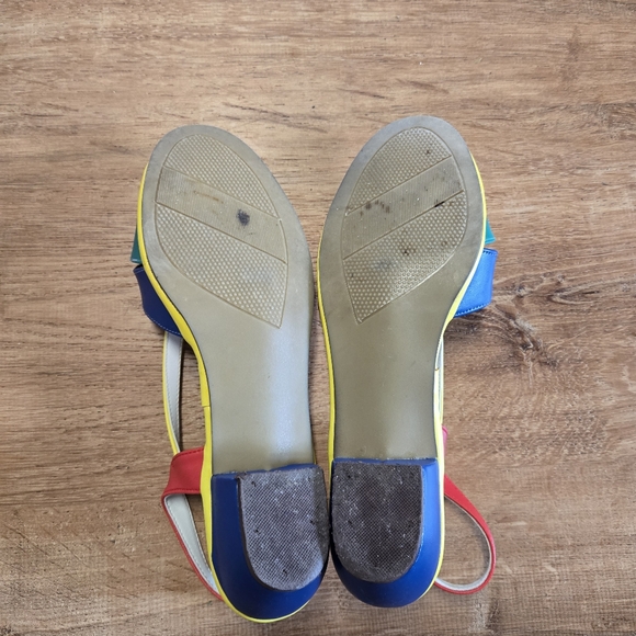Vintage Vibrant Happy Go Lightlys By Treadeasy Multicolor Women's Sandals Size 9 - Picture 6 of 7